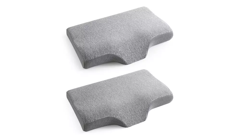 Peace Nest  2 Pack Cervical Memory Foam Contour Bed Pillows