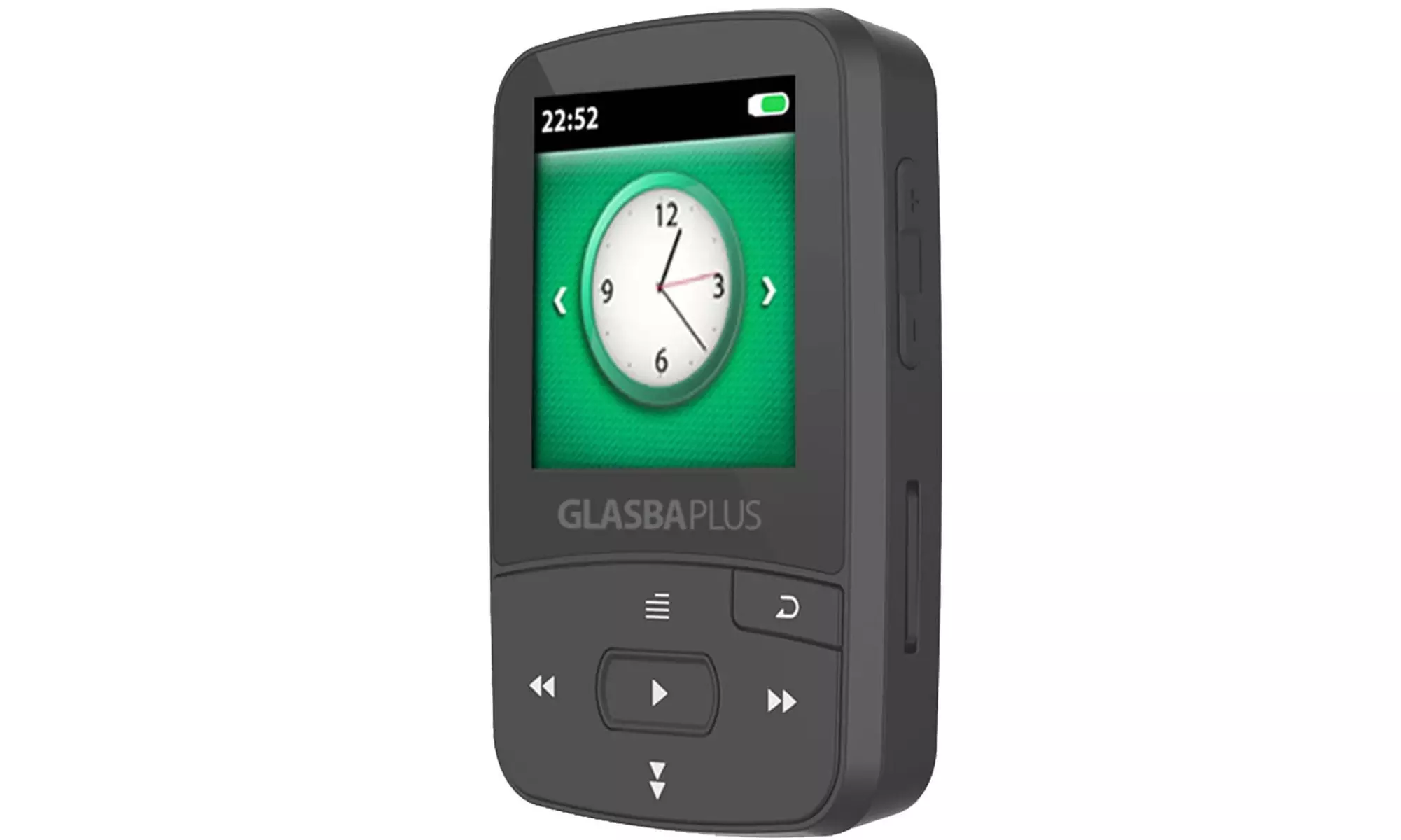 Samvix Glasba Plus 8GB Bluetooth MP3 Player with Internal Games (Gray) - Primary Image