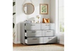 Costway 4 or 6 Drawer Storage Cabinet with Metal Legs and Handles - Second Medium