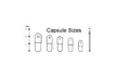 Capsule Connection Whole Empty Gelatin Capsules (Size "00", 1000-Pack) - Second Medium
