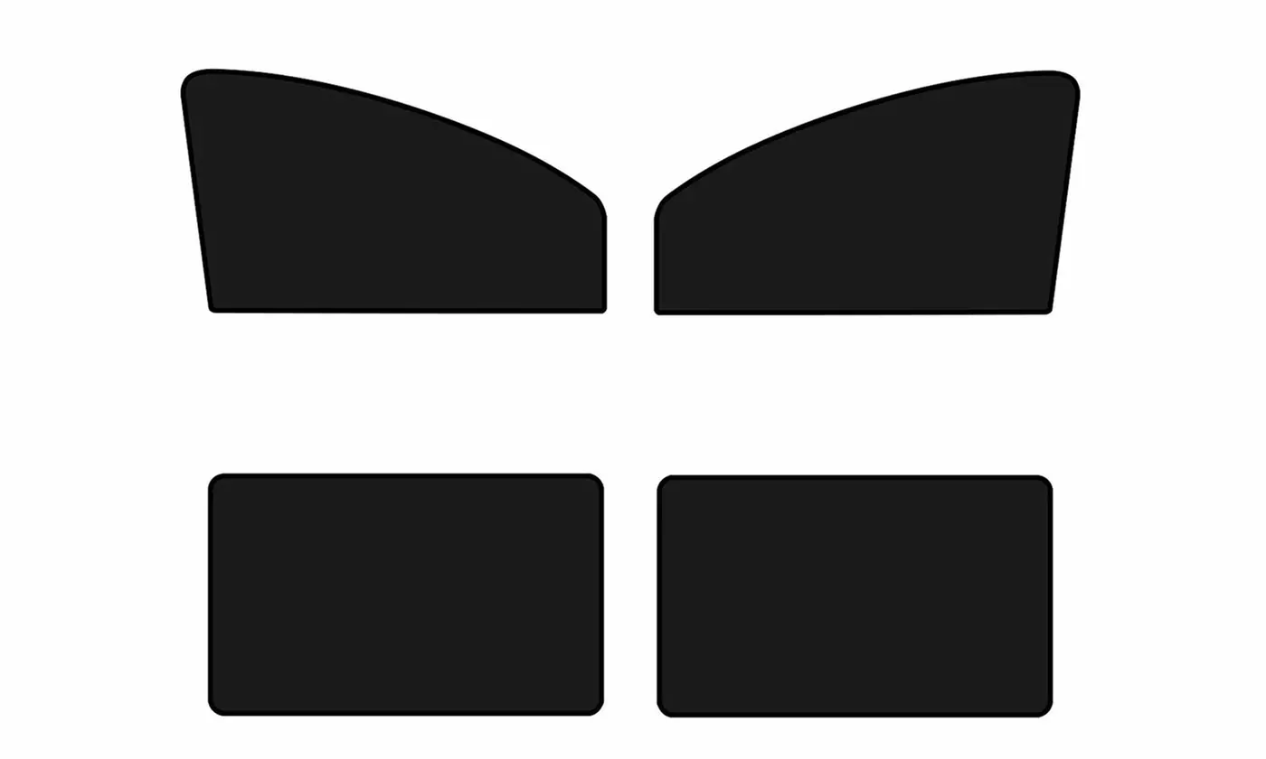 4 Pack Magnetic Car Side Window Sun Shades Priavcy Blinds Blackout Curtains 