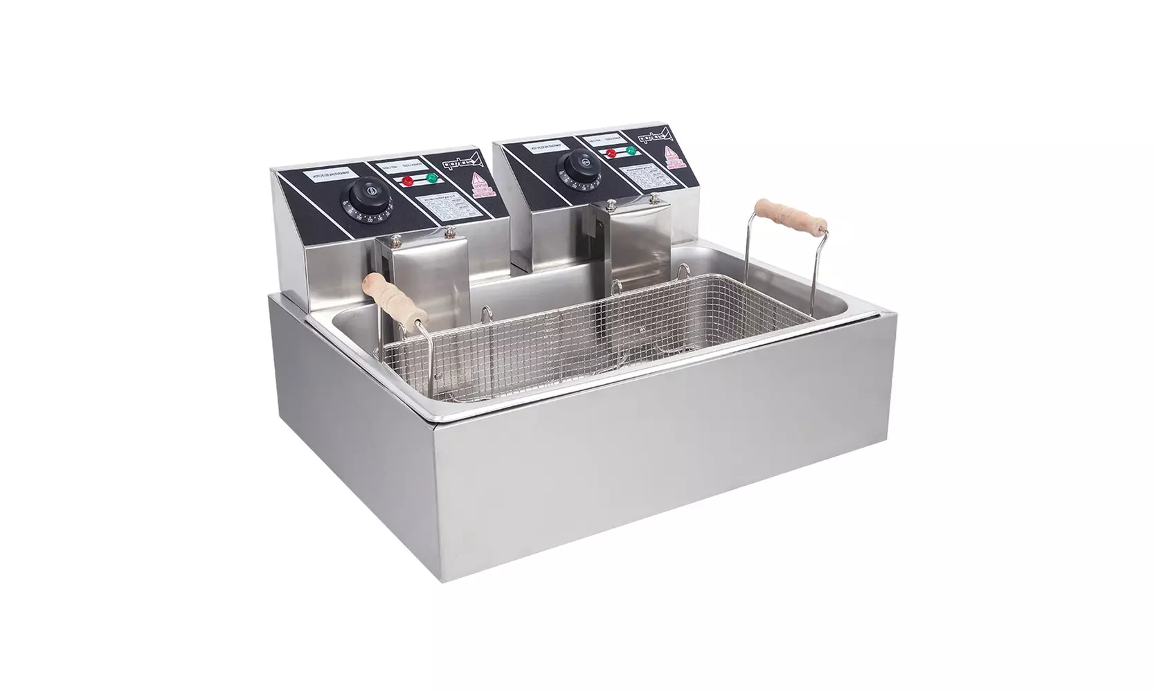 ZOKOP Eh83O 110V Oil Consumption Single-Cylinder Electric Fryer  - Primary Image