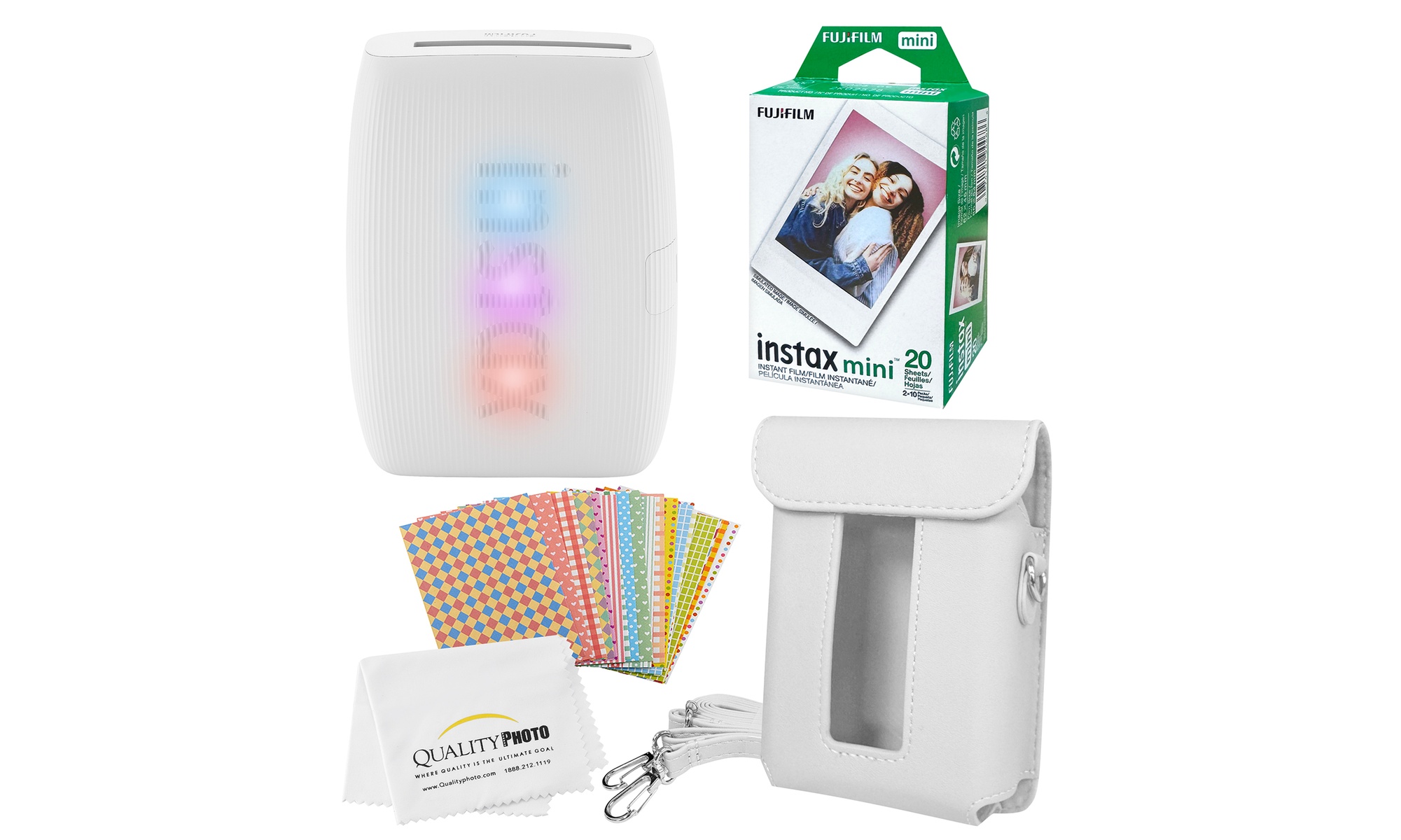 FUJIFILM Instax Mini Link 3 Smartphone Printer (Clay White)