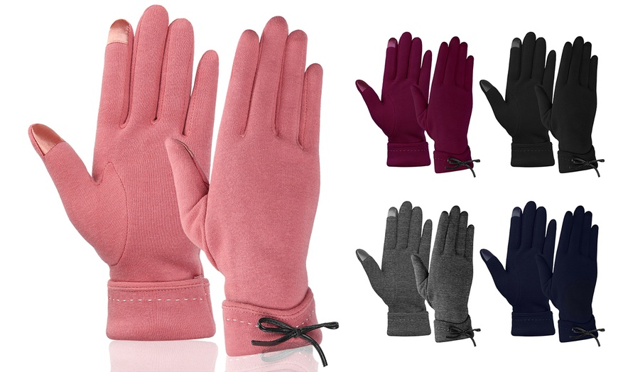 womens thermal touchscreen gloves