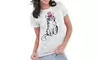 Cute Patriotic American Cat Funny Pet Owner Ladies T Shirt