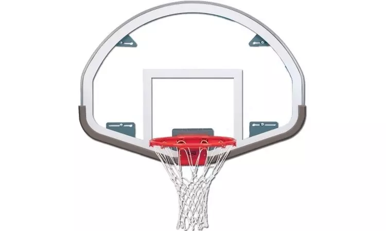 Fan-Shaped Glass Backboard - Primary Image