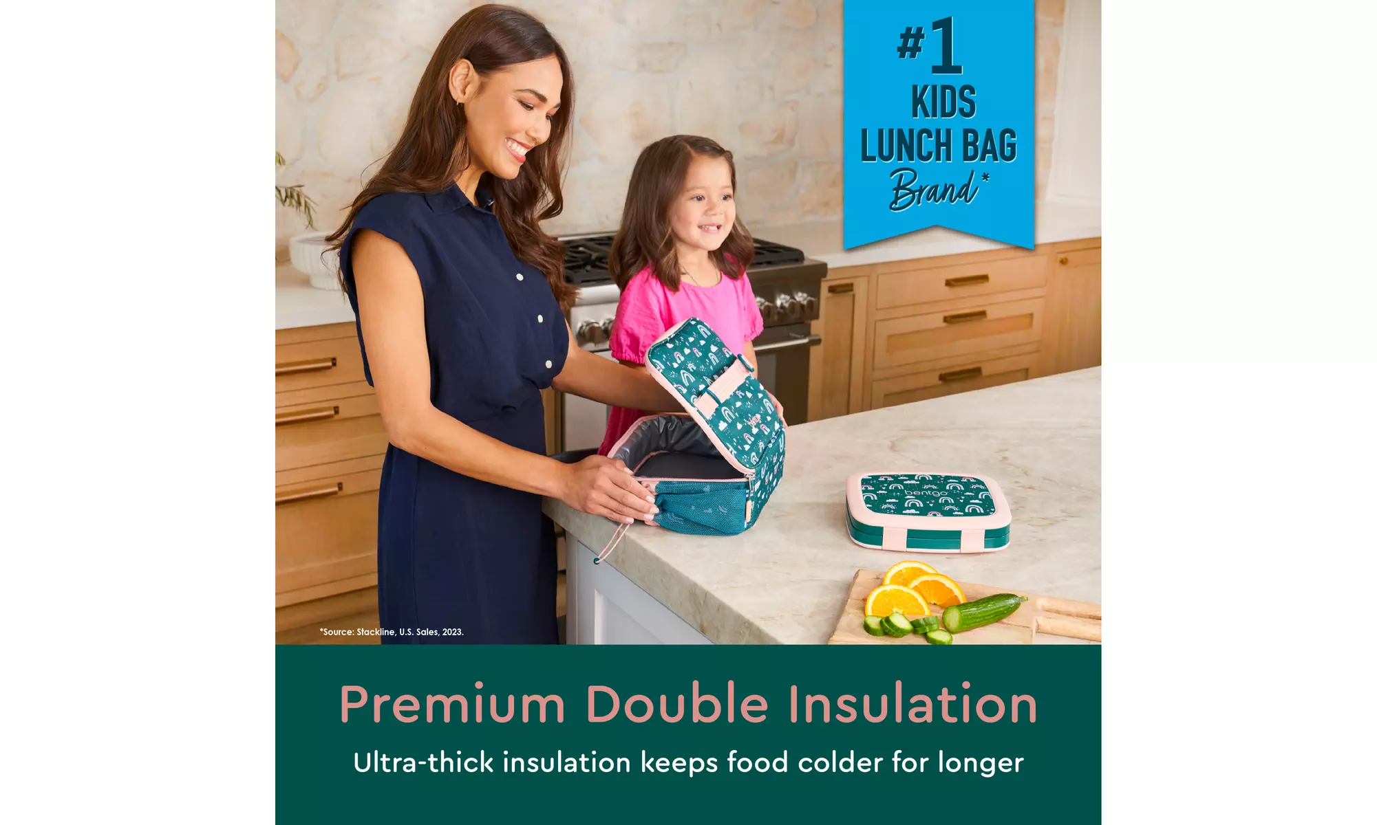 Bentgo Kids Lunch Bag - Durable and Double Insulated
