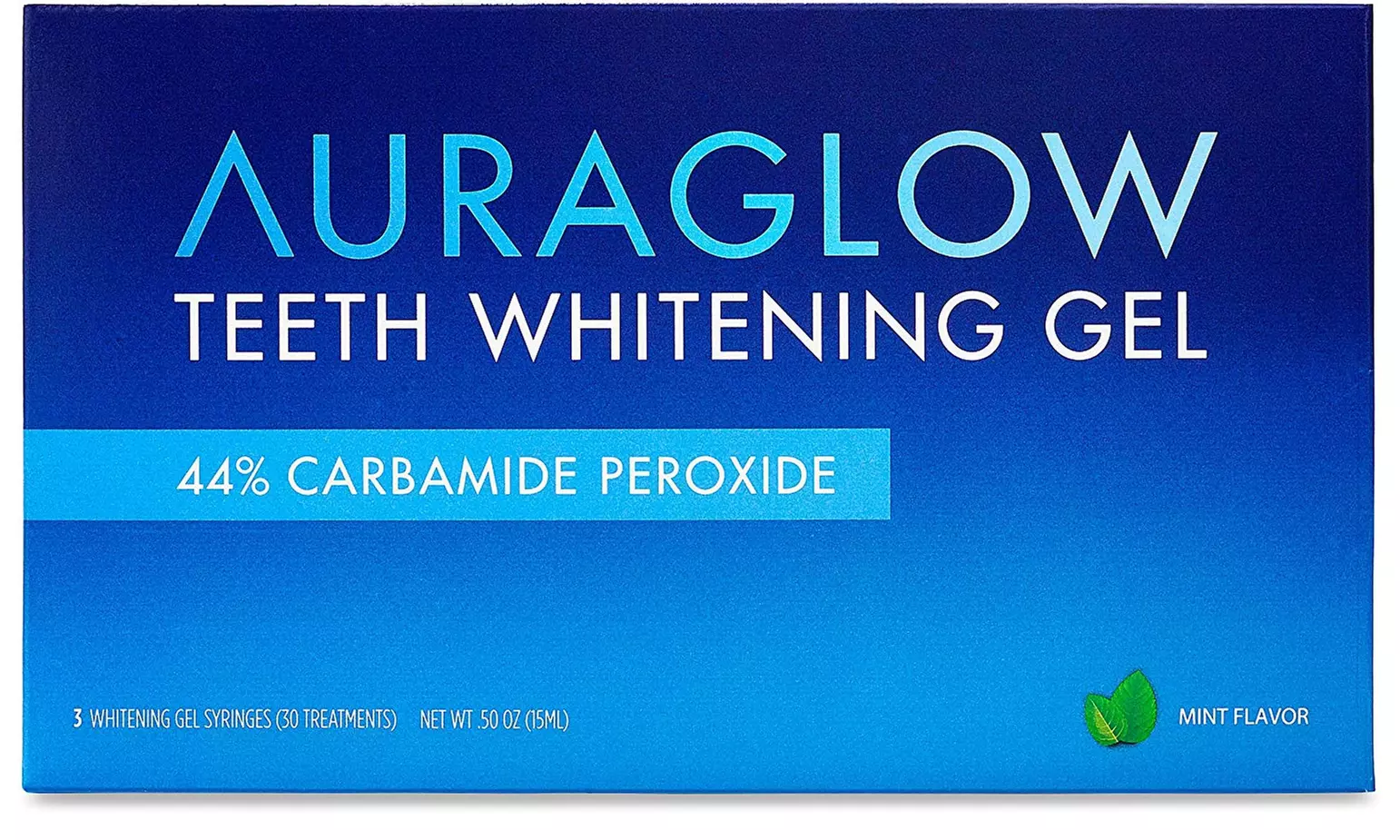 AuraGlow Teeth Whitening Gel Syringe Refill Pack - Second Medium