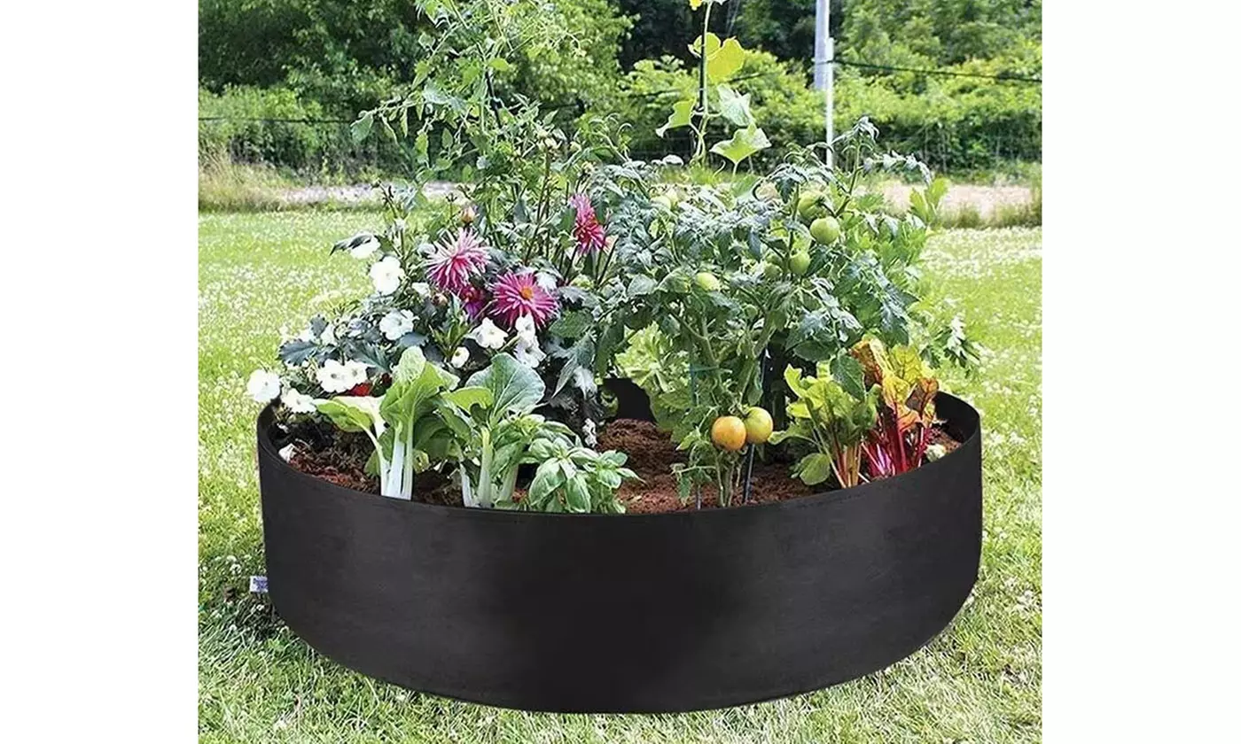 Planter Flower Grow Bag Raised Fabric Bed Elevated Vegetable Box For Garden