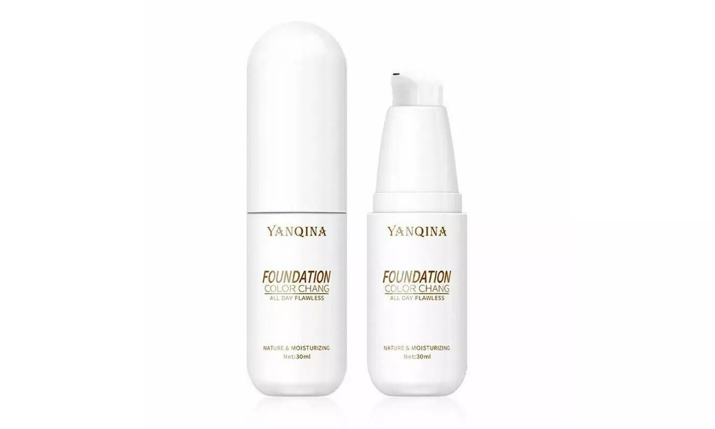 Pro Classic 30ml Color Changing Foundation Magic Flawless Concealer Face Makeup - Second Medium