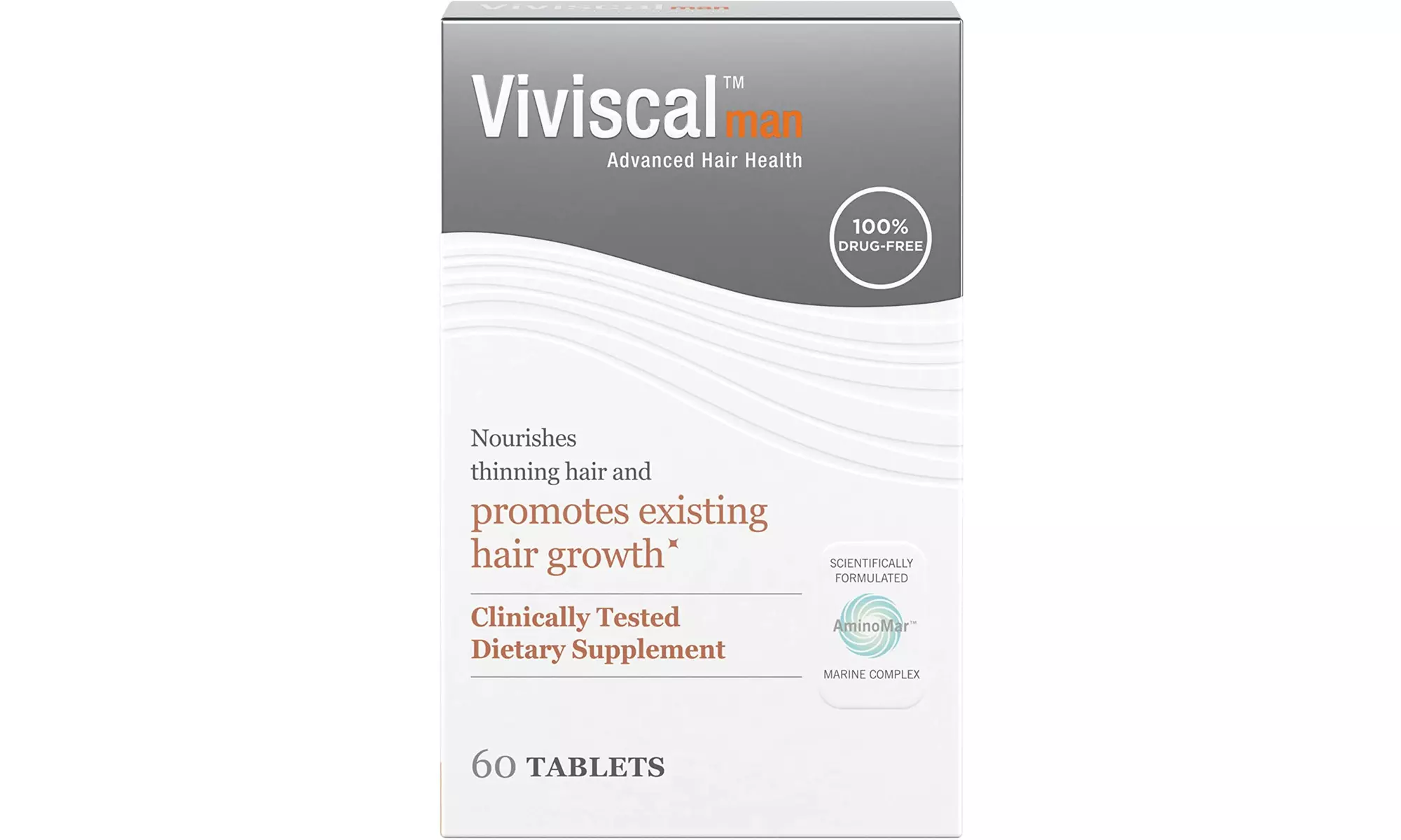 Viviscal Man Advanced Hair Health (60 Tablets) Promotes Existing Hair Growth - Primary Image