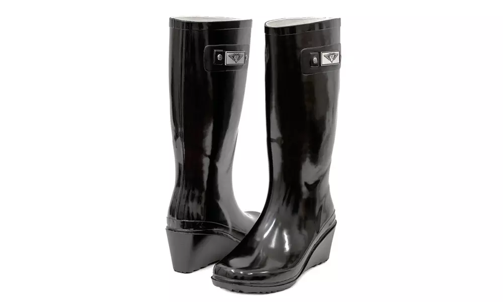 Wedge Rain Boots - Primary Image