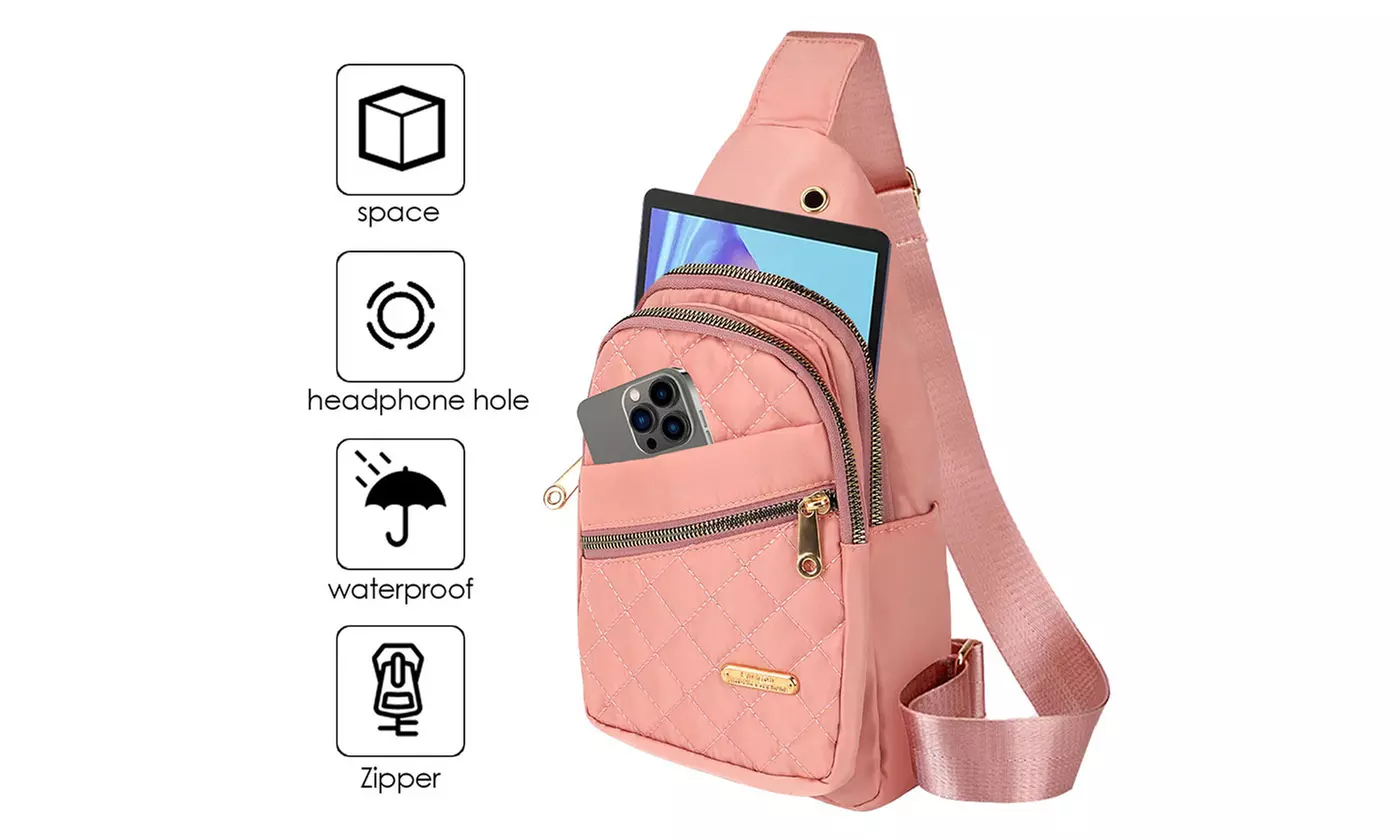 Crossbody Small Sling Backpack Chest Bag Daypack for Travel Sport Running Hiking