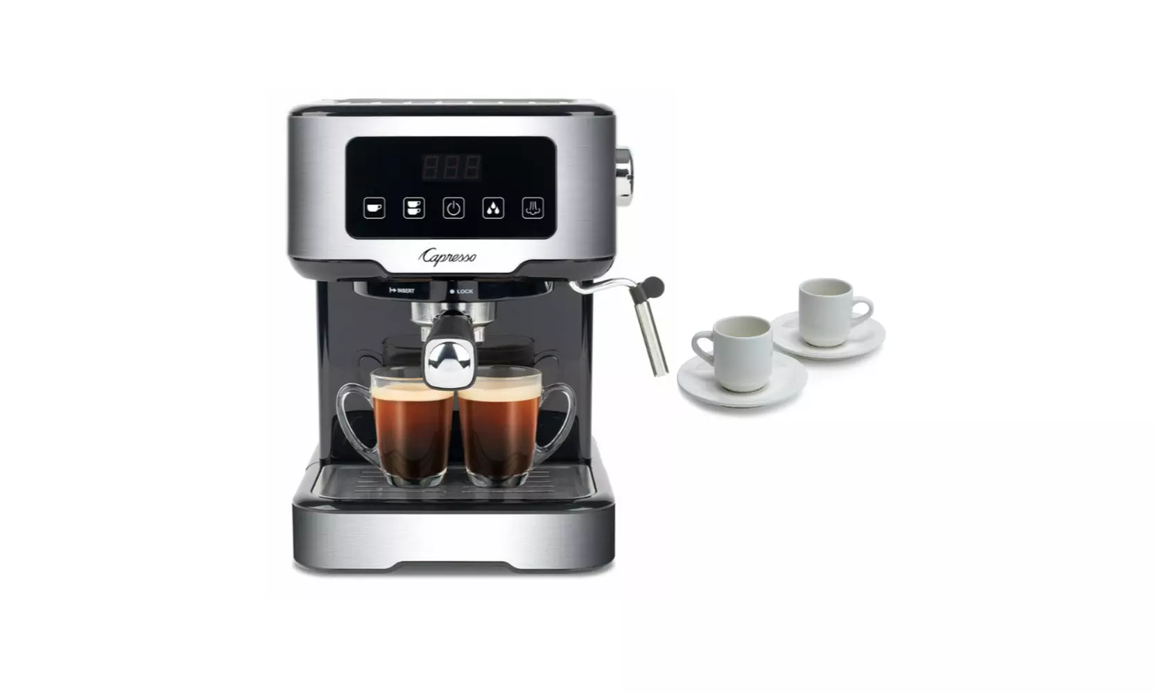 Capresso Cafe TS Touchscreen Espresso Machine Bundle - Primary Image