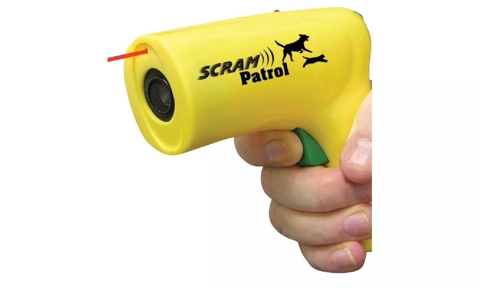 Ultrasonic Scram Patrol Dog Repeller Chaser Stop Barking Attack - Primary Image