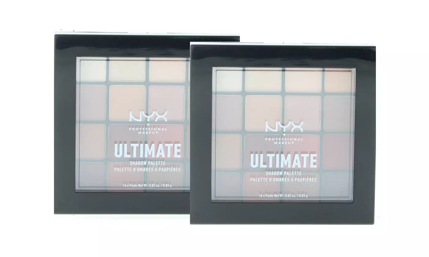 NYX Professional Makeup Shadow Palettes - Choose from 1, 2, 3 or 5 Packs
