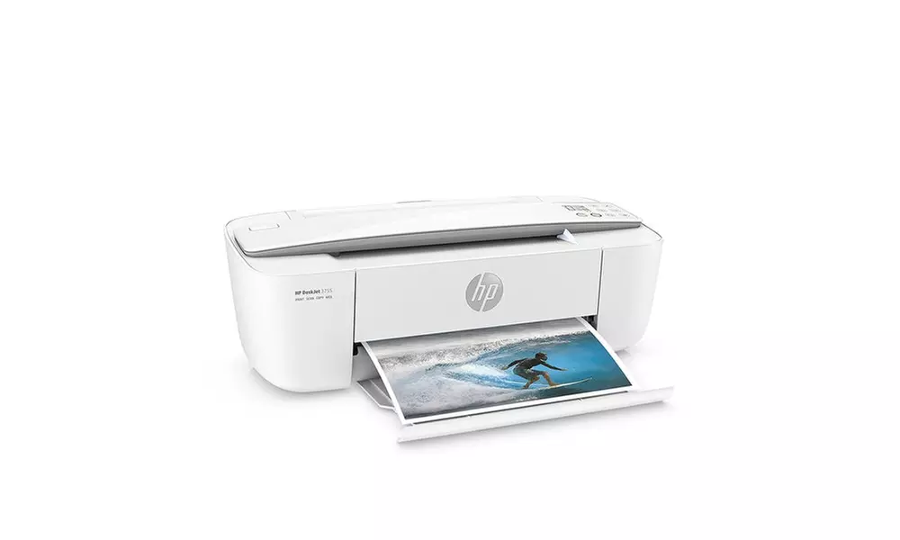 HP DeskJet 3755 Compact All-in-One Printer (Refurbished) - Primary Image