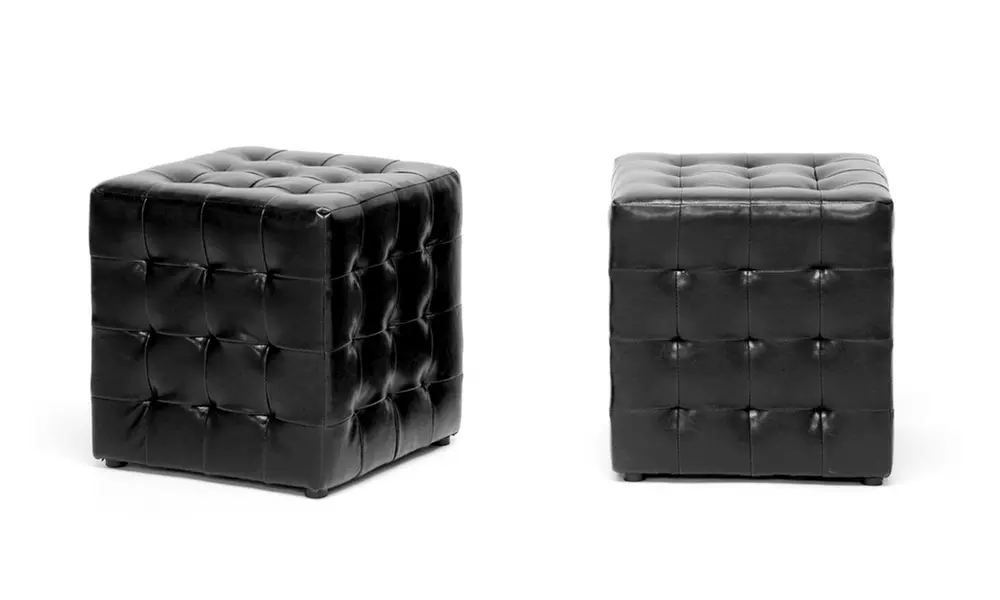Siskal Tufted Cube Ottoman Set (2-Pack) - Primary Image