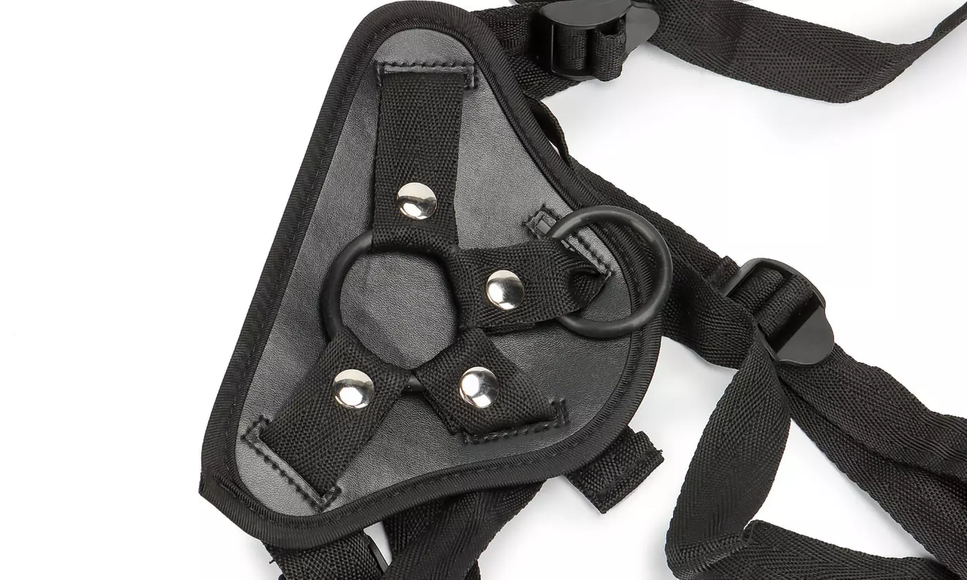 Strap On G Spot Suction Cup Harness Dildo Clitoral Anal Lesbian Sex Toy 