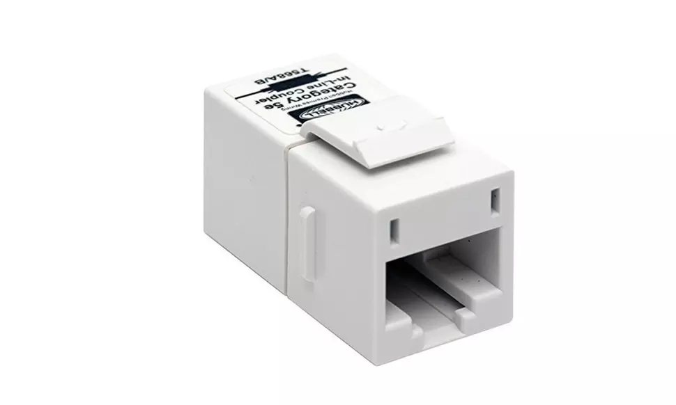 Hubbell SFC5ETI iStation Digital AV Keystone Connections RJ-45 Coupler F/F Categ - Primary Image
