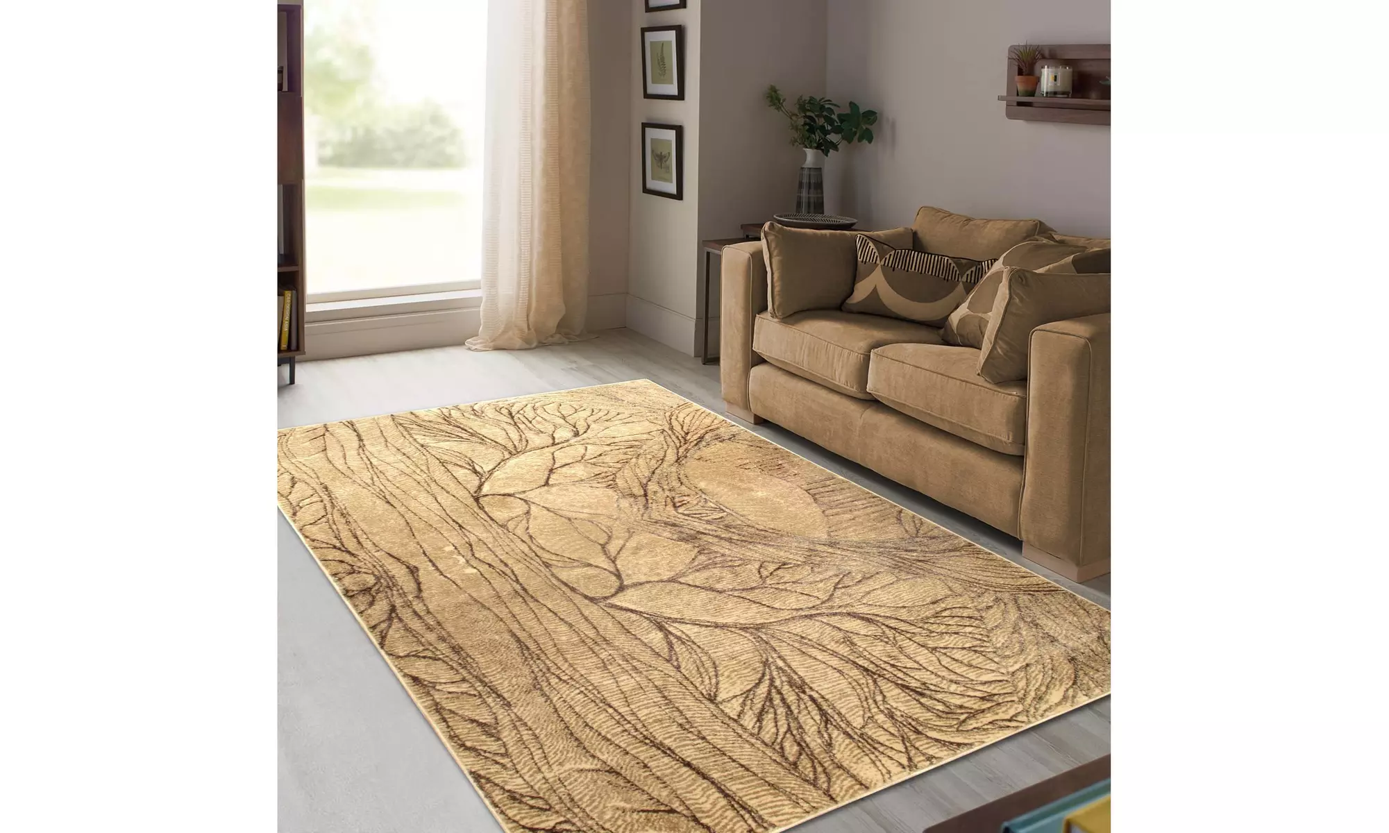 Superior Emrys Abstract Indoor Large Area Rugs Or Runner For Bedroom Living Room - Primary Image