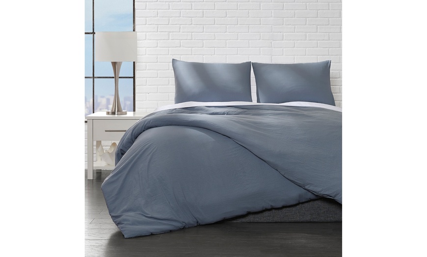 Super Soft Triple Brushed Microfiber 3-Piece Duvet Cover Set | Groupon