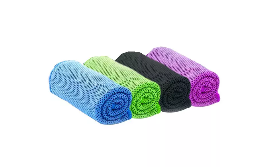 4-Pack Yoga Sport Gym Cooling Towel 40"x 12"