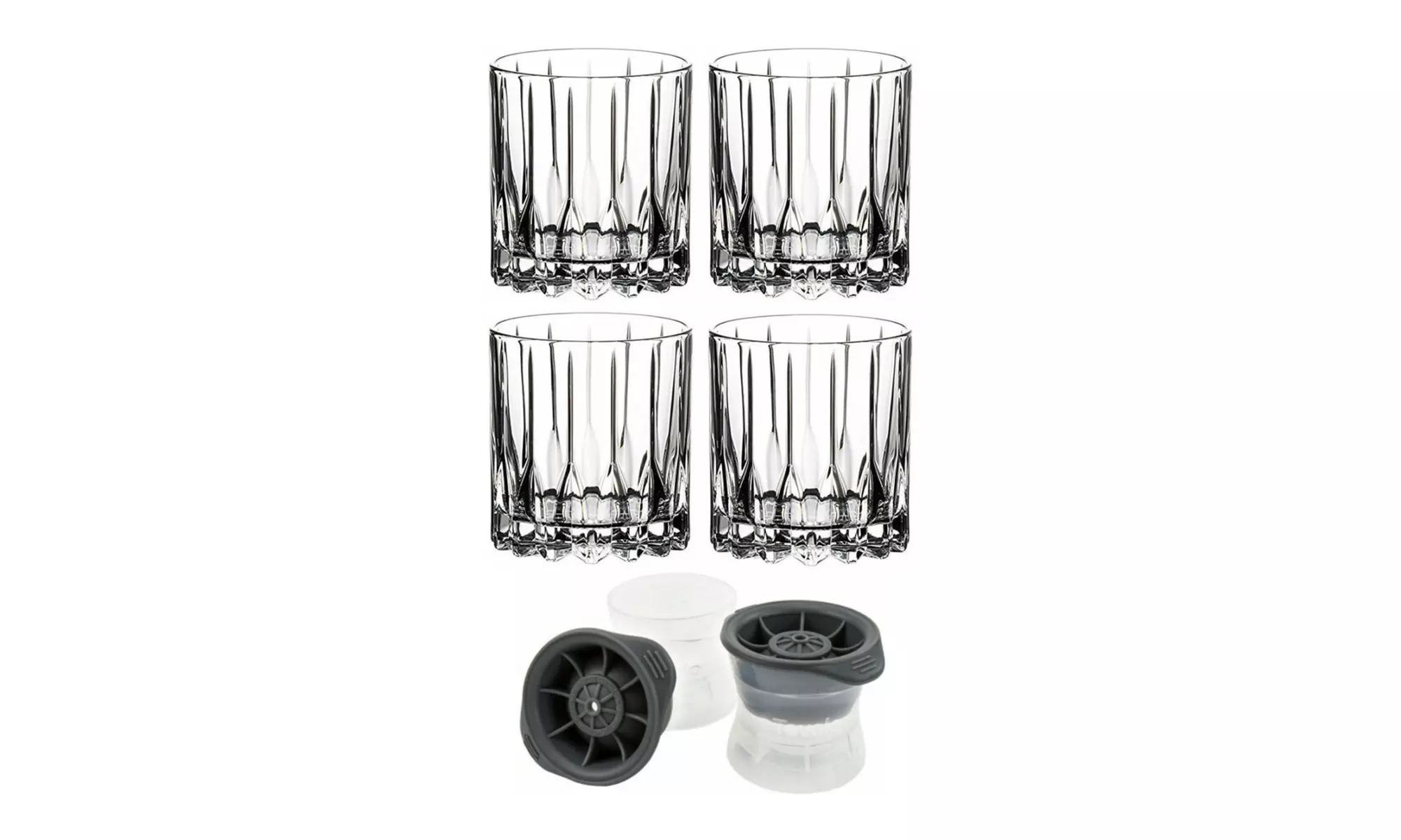 Riedel Drink Specific Glassware Neat Cocktail Glass (6oz, Set of 4) w/ Ice Molds - Primary Image
