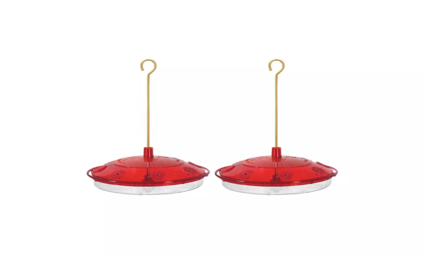 Droll Yankees Happy Eight 2 Hummingbird Feeder (Red, 2-Pack) - Primary Image