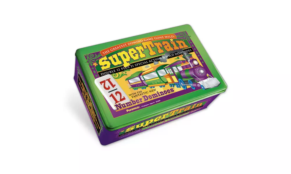 SuperTrain Dominoes Game - Primary Image