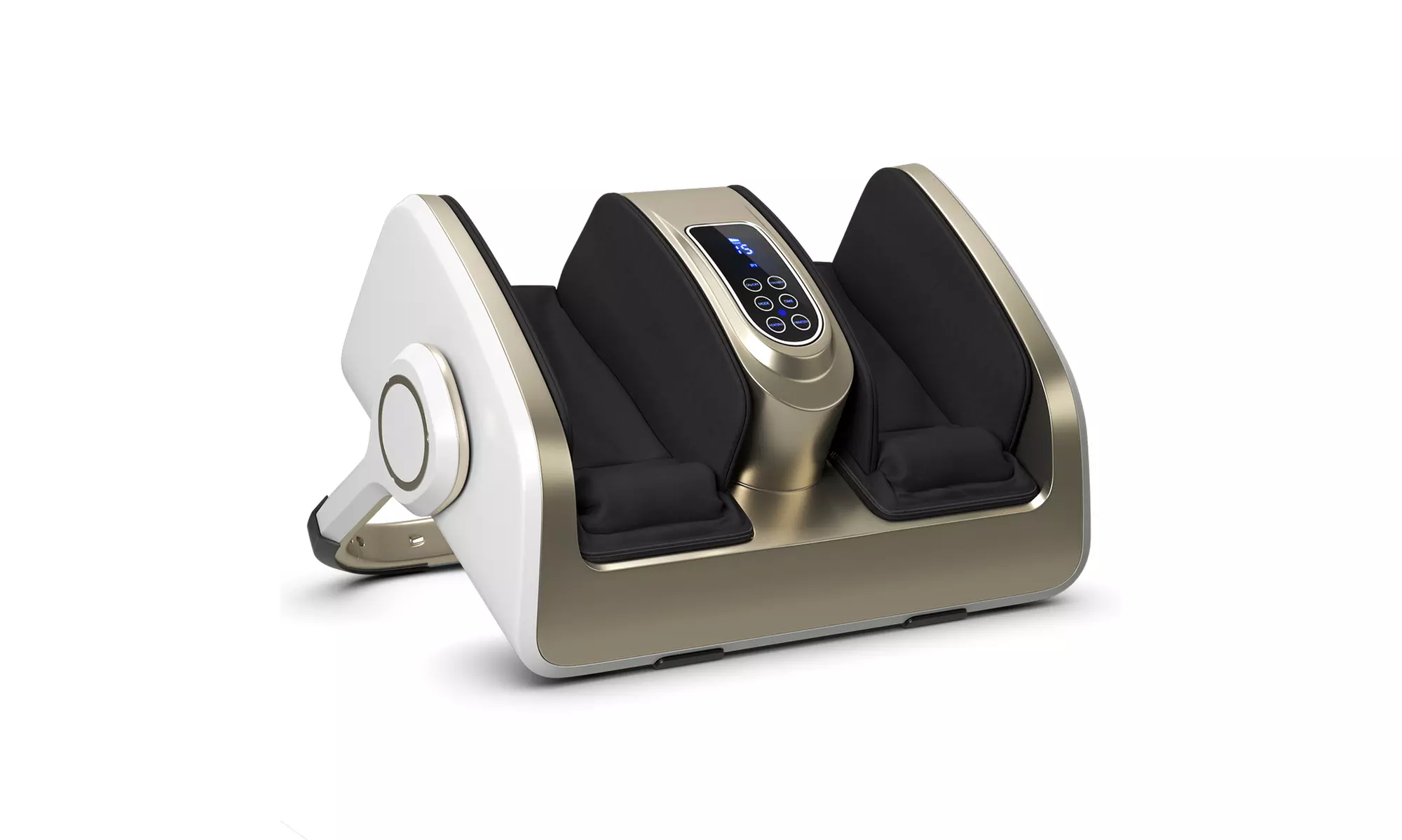 Foot Calf Shiatsu Massager w/ Heat & Remote Control Air Compression Reflexology - Primary Image