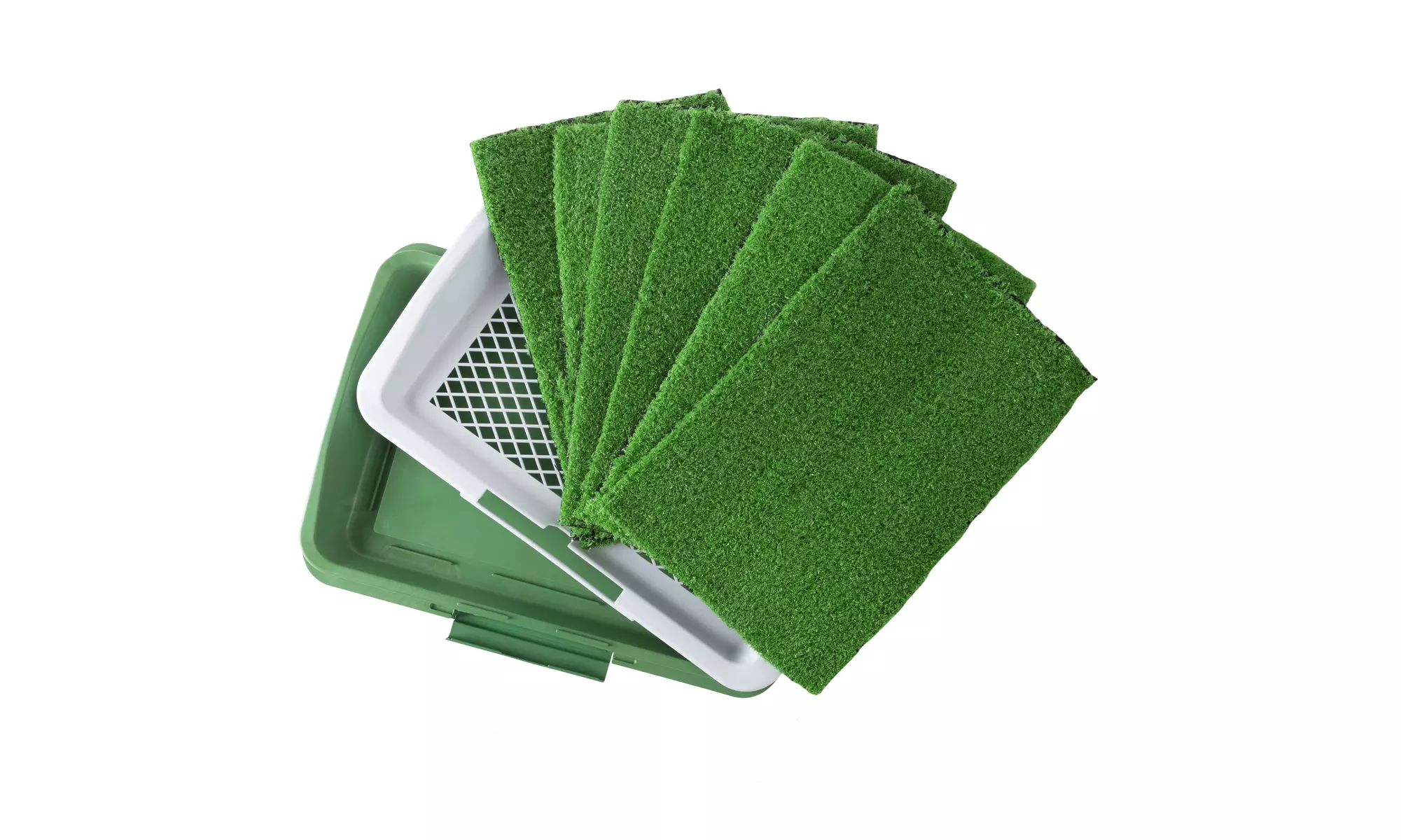 Puppy Potty Trainer Indoor Fake Grass Dog Training Pad with 6 FREE Turf Pads - Primary Image