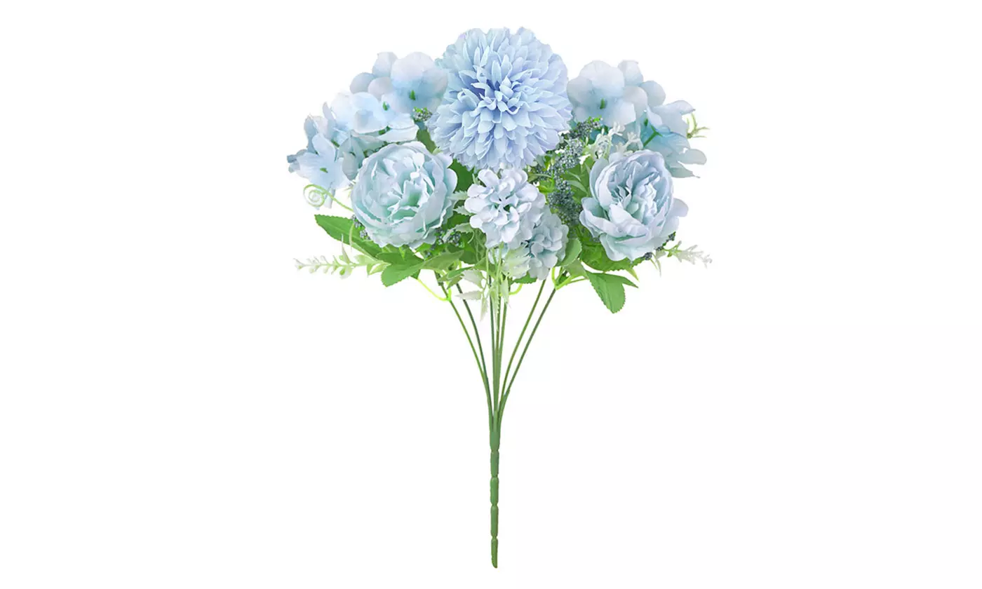 Artificial Silk Peony Fake Flowers Bunch Bouquet Home Wedding Party Decor