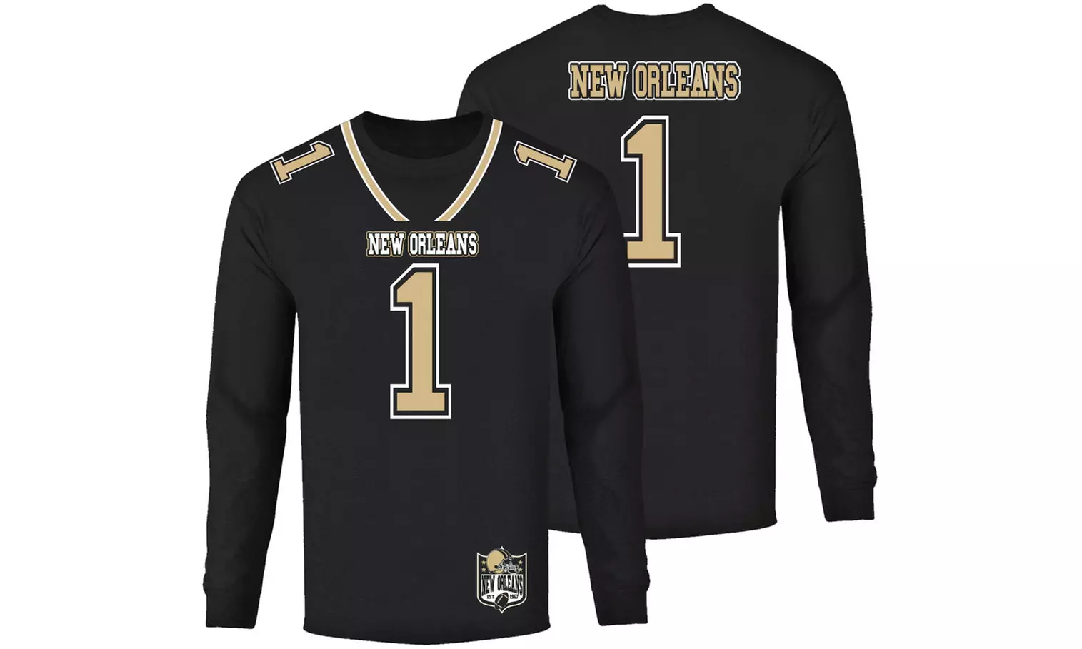 Men's Football Team Jersey Long Sleeve Shirts