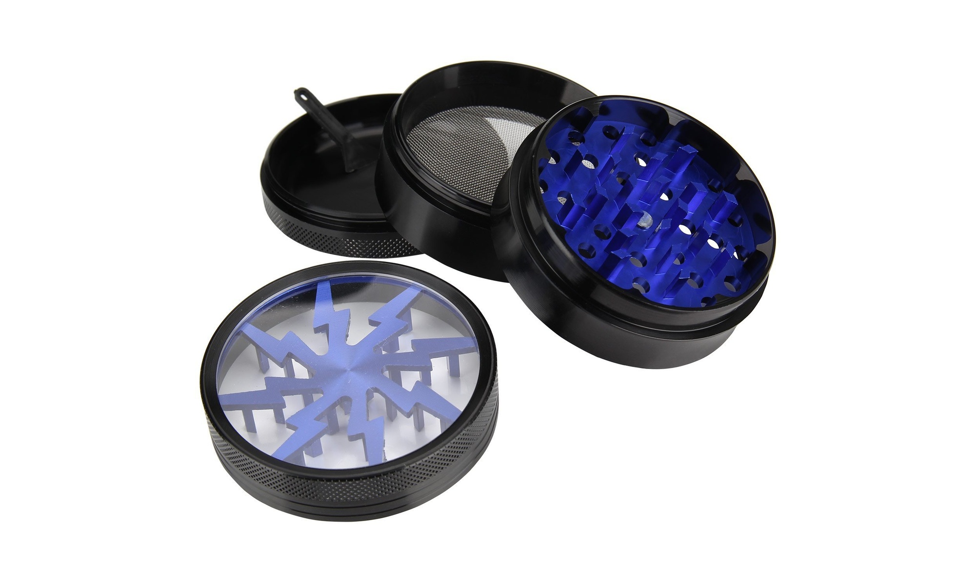 4-Layer Herb Grinders w/ Bonus Container (Small, Medium, Large)
