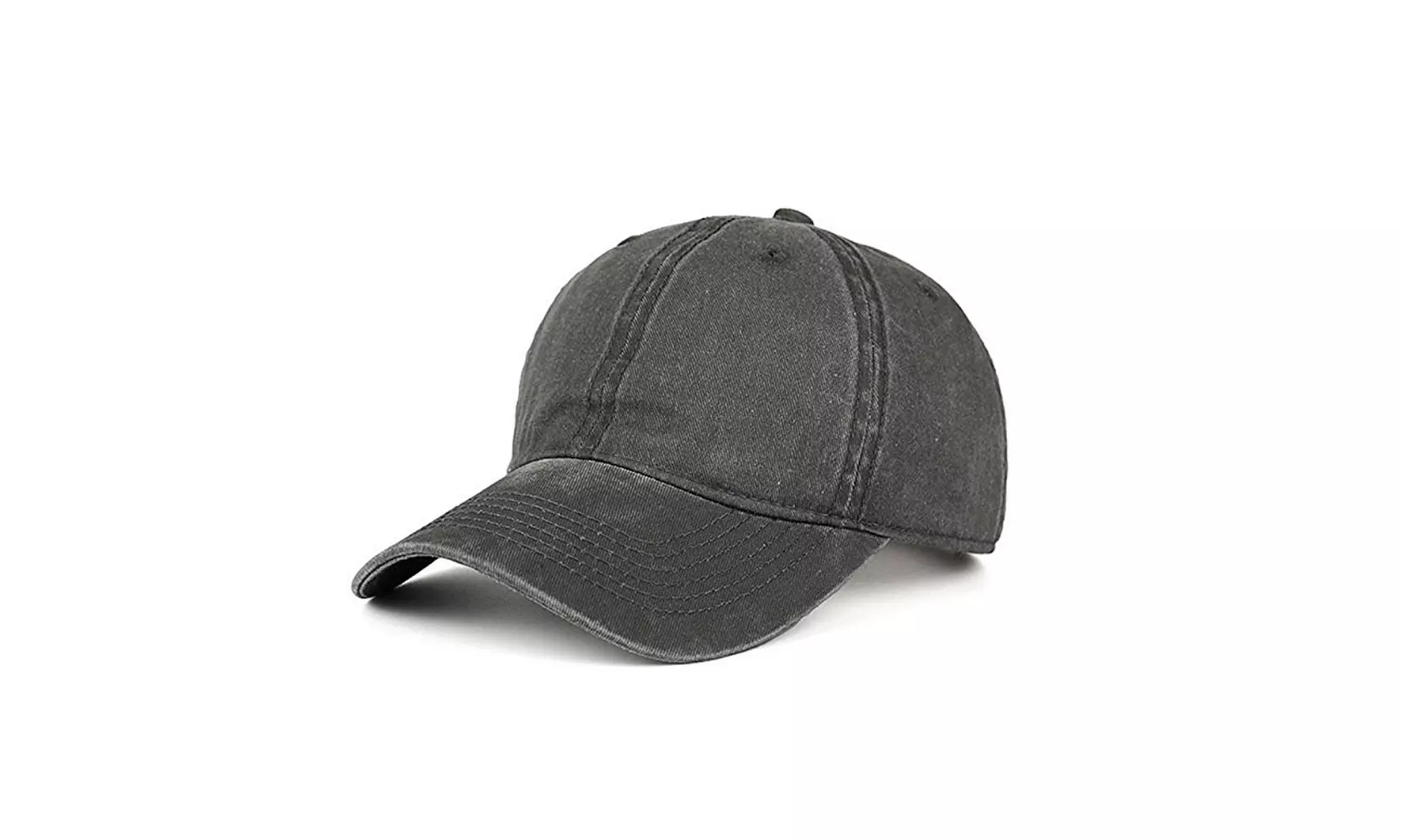 Solid Distressed Vintage Cotton Polo Style Baseball Cap Hat 100%Cotton