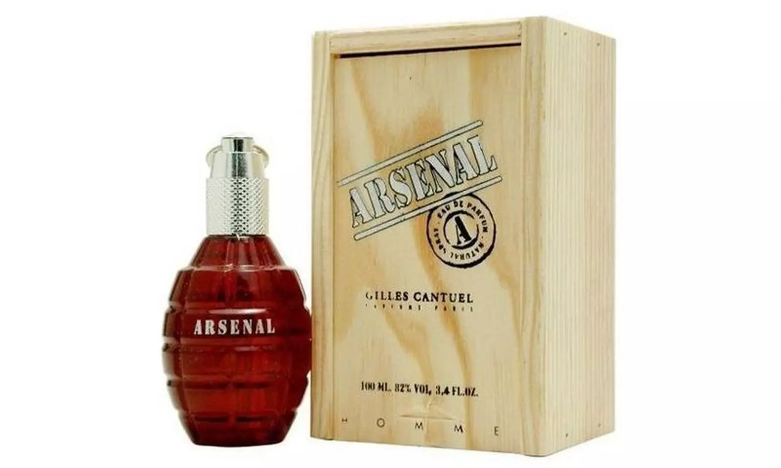 Gilles Cantuel Arsenal Dark Red 3.4 OZ 100 ML EDP For Men - Primary Image