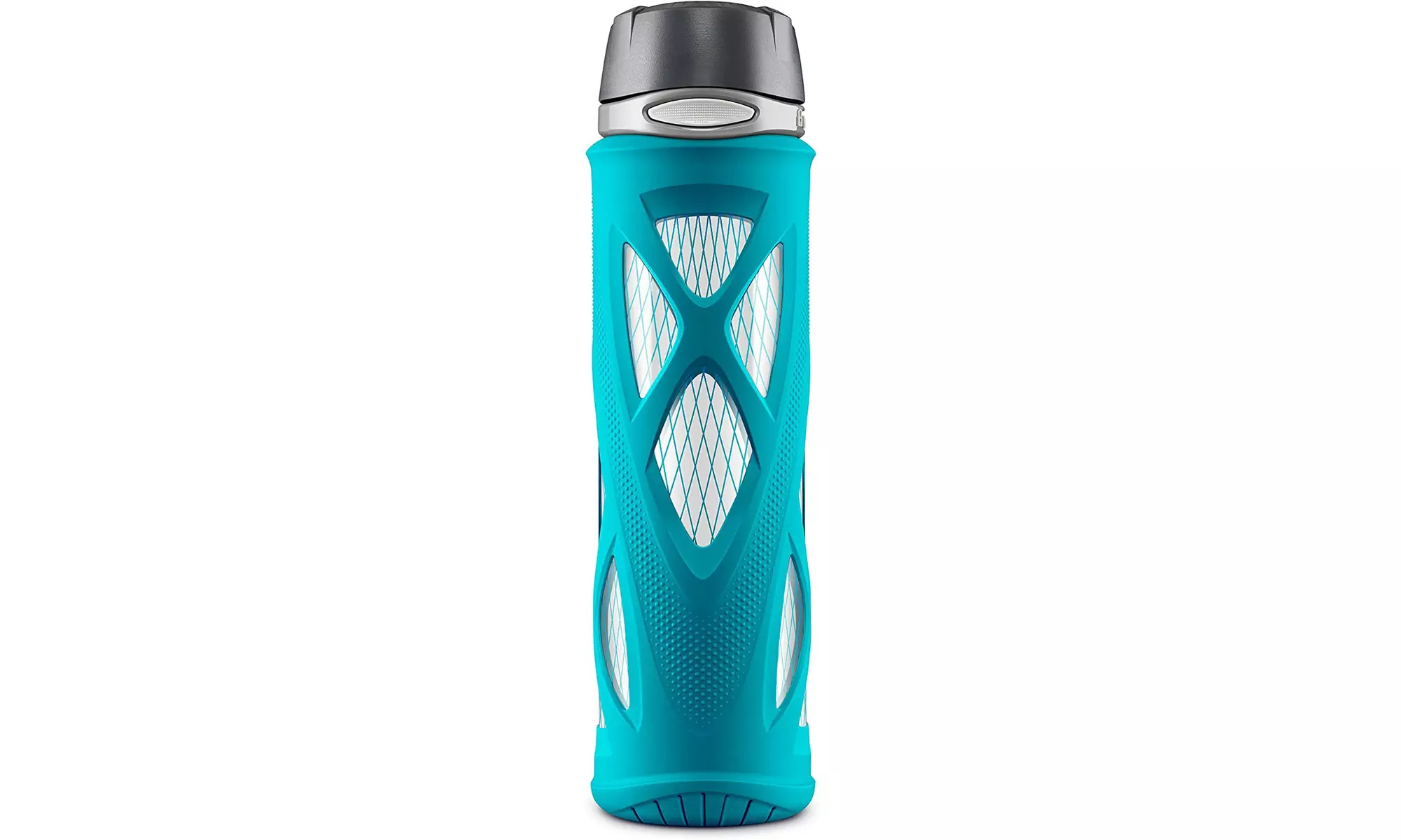 ZULU Atlas Glass Water Bottle with Silicone Sleeve - Second Medium