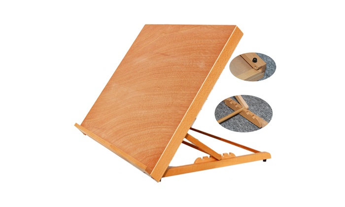 Adjustable Wood Drawing Board | Groupon