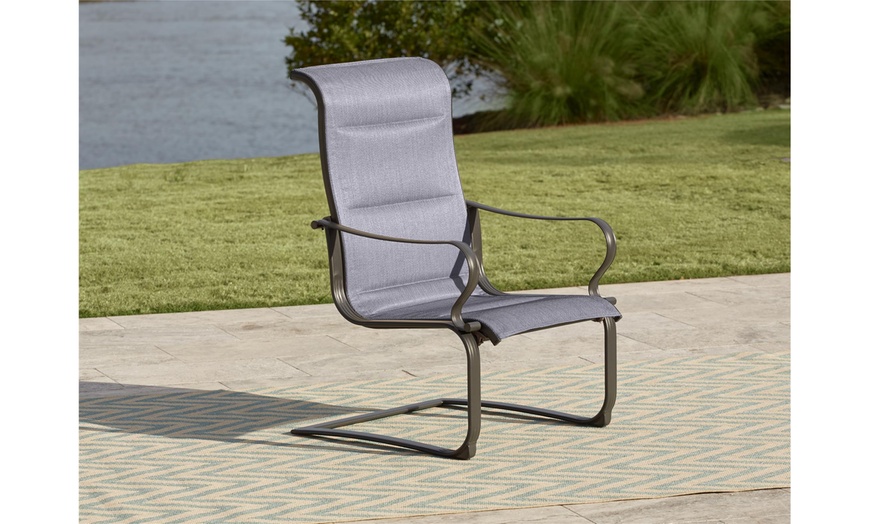 cosco outdoor living smartconnect padded motion patio chairs