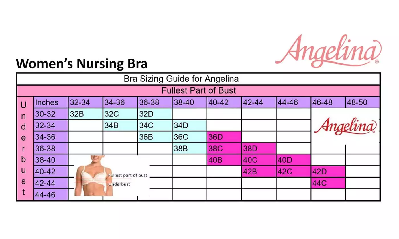 6-Pack Seamless Nursing Bras with Adjustable Straps and Back Closure - Second Medium