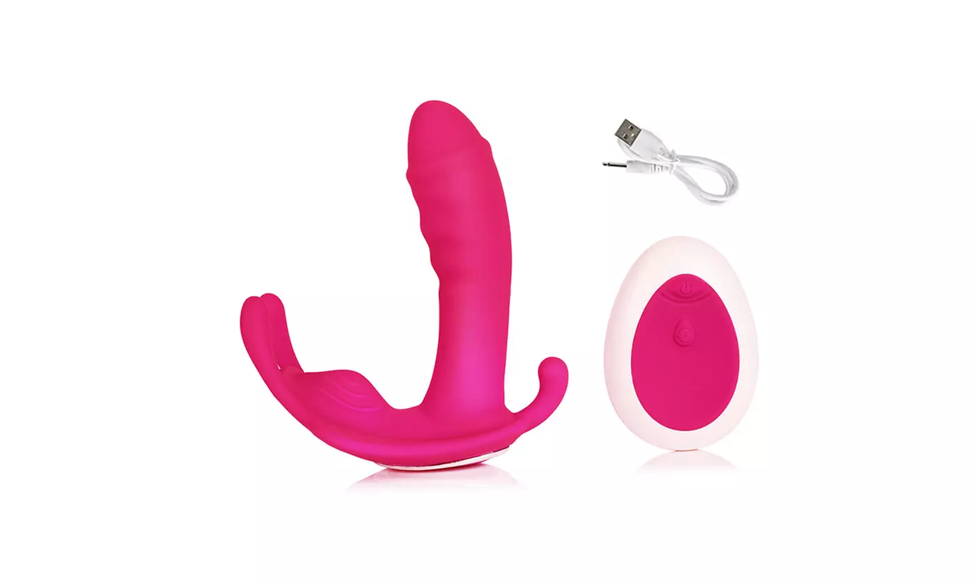 Wireless Remote Control Wearable Butterfly Panty Vibrator Stimulator
