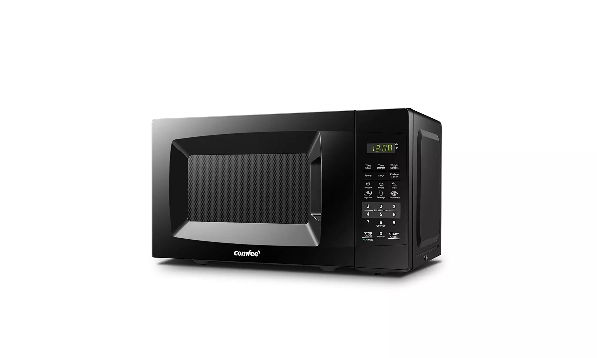  Countertop Microwave Oven with Sound On/Off, ECO Mode  700W, Black - Primary Image