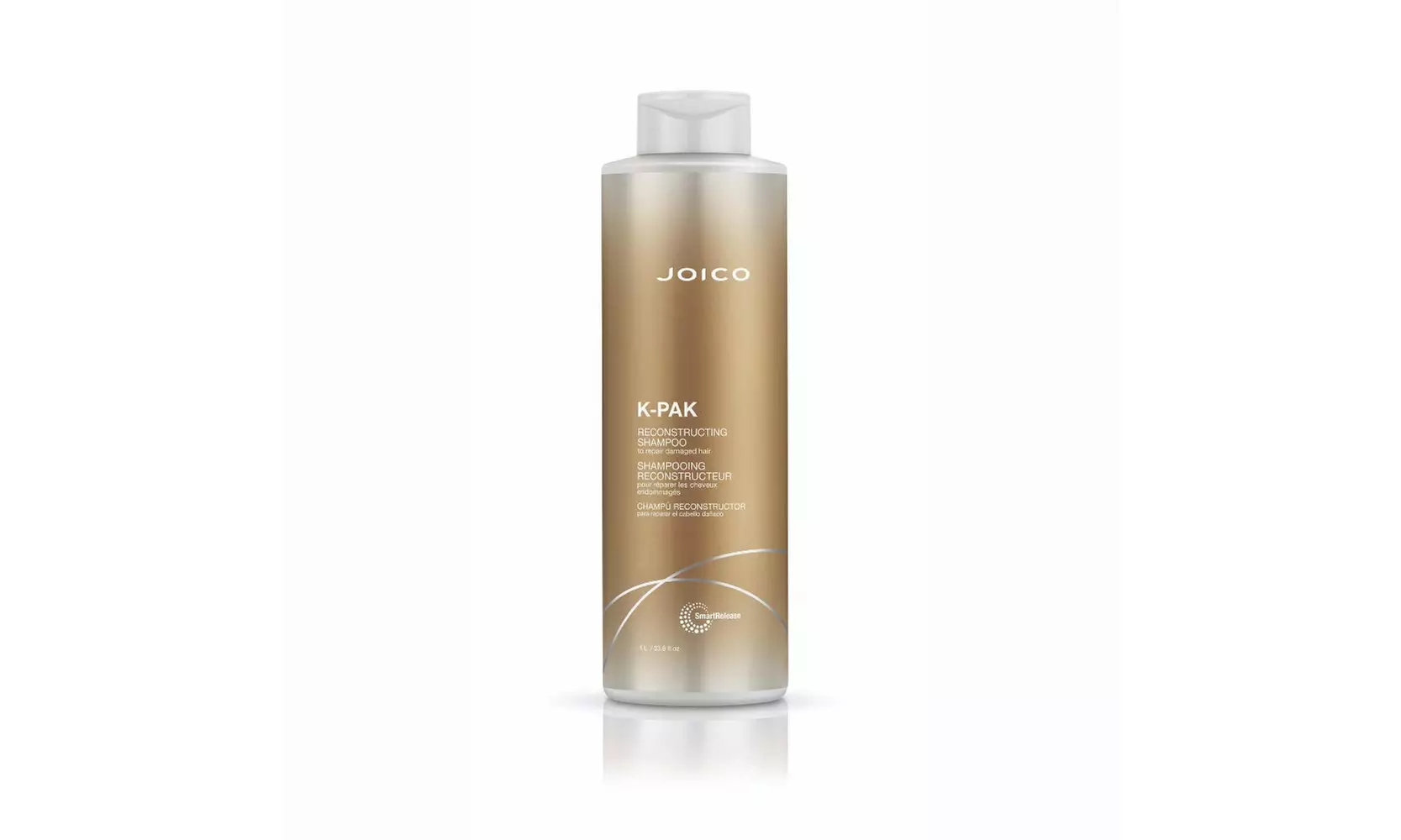 JOICO K-PAK Reconstructing Shampoo & Conditioner for Damaged Hair Liter Duo