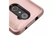 For ZTE Zmax Pro Z981 Hybrid Armor Slim Metal Brush Protective Case Cover - Second Medium