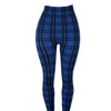 Image 6: Women's Stretchy Plaid Print Pants Casual Tights Soft Skinny Basic Leggings