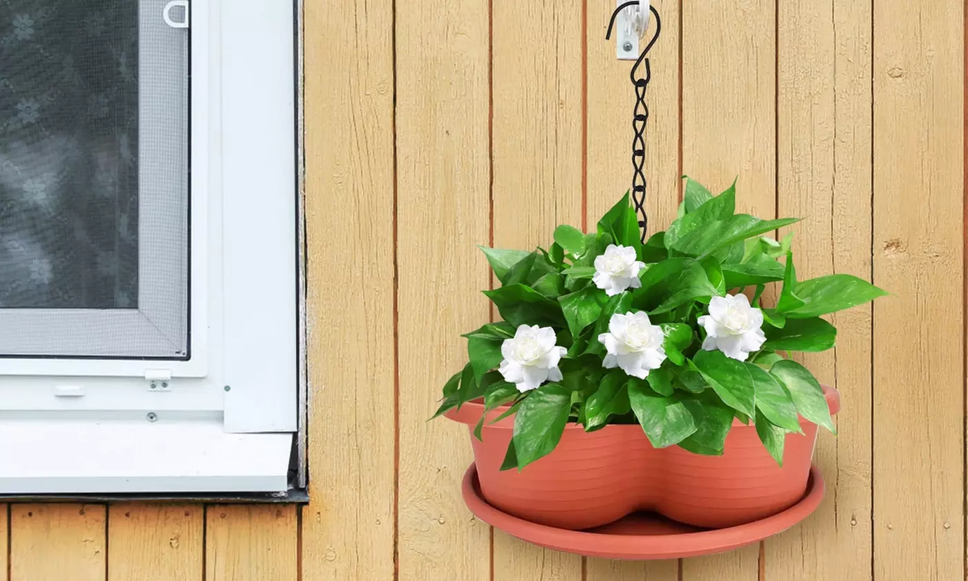 iMounTEK Five-Tier Vertical Stackable Planter Garden Tower Hanging Planter Pots