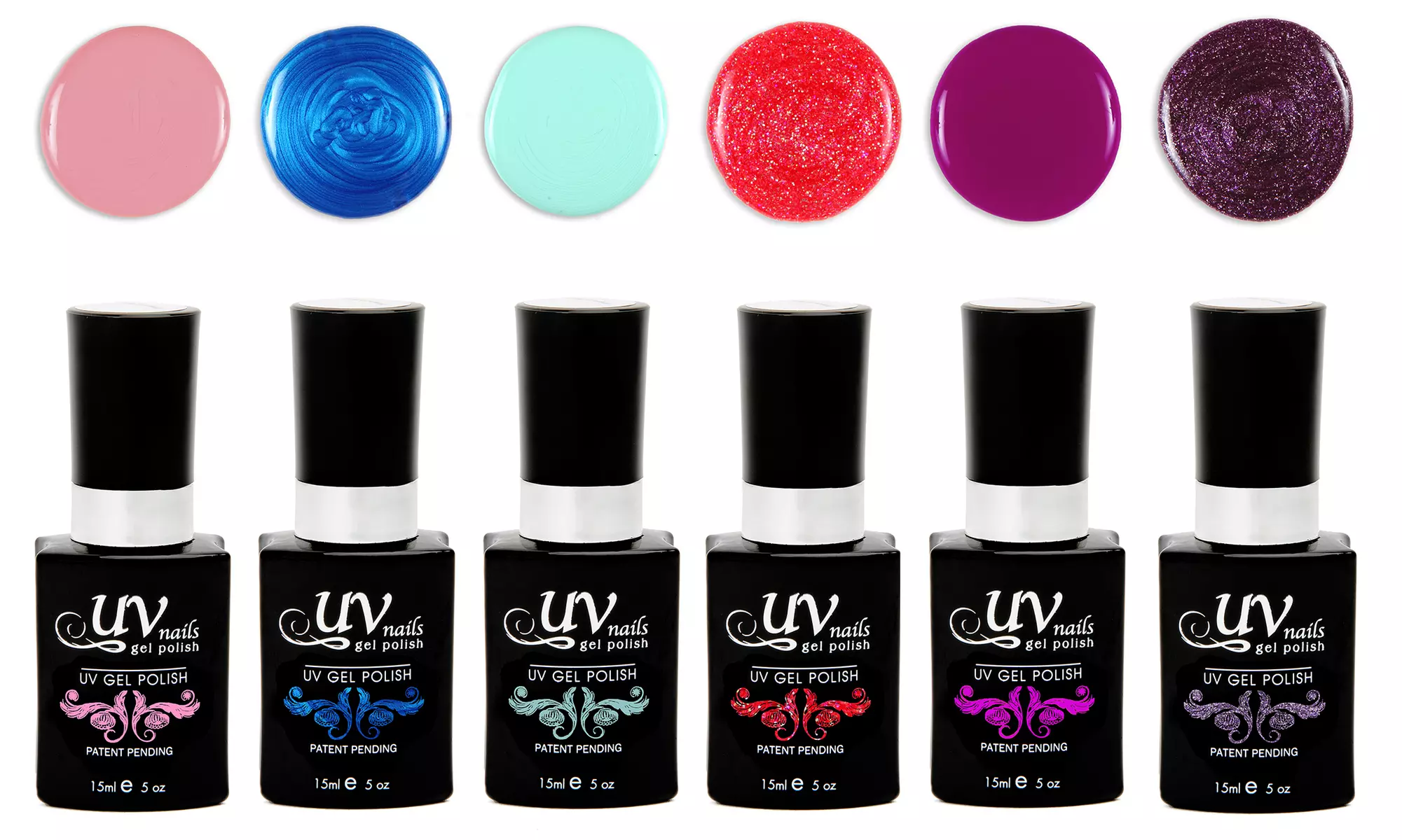 UV-Nails Complete Gel-Polish Set with 6 Shades - Primary Image