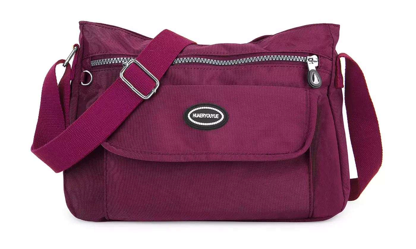 ItBelongs2U Women Nylon Waterproof Shoulder Messenger Lightweight Crossbody Bag