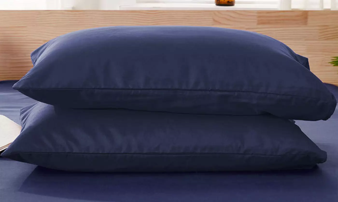 2 Pcs Ultra Soft Microfiber Pillowcases Set Standard or King Size